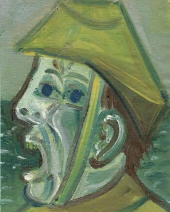 marin - Raymond Debiève - huile sur carton