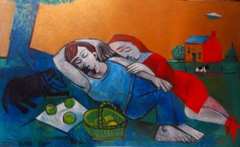 [:fr]Reproduction tableau "La sieste" - Série limitée 30 exemplaires[:en]Reproduction painting "La sieste" - Limited edition 30 copies[:]