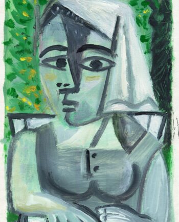 femme au jardin Raymond Debiève