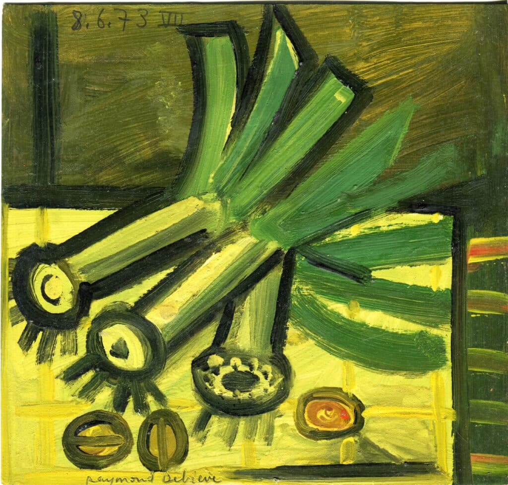 Poireaux - Raymond Debiève - 19 x 20 cm