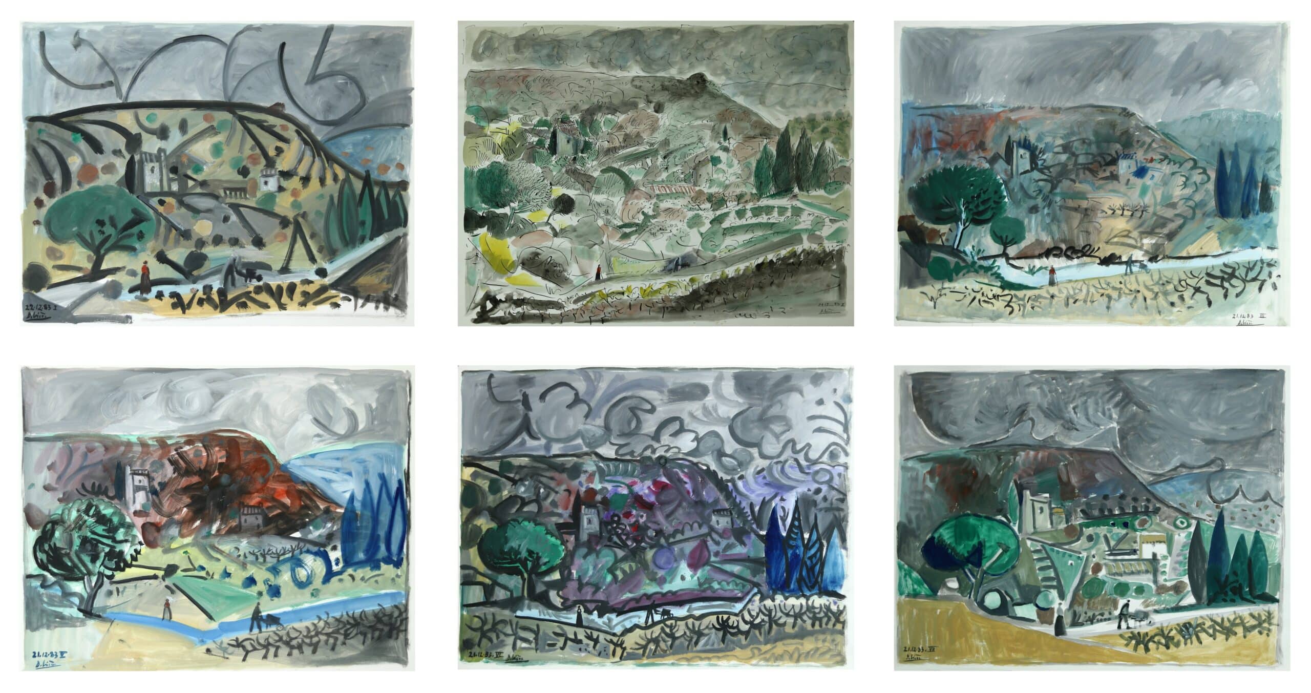 6 variations - Raymond Debiève